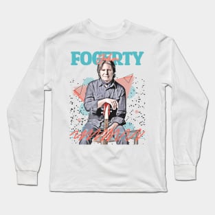 John Fogerty Fan Art Retro Design // Vintage Long Sleeve T-Shirt